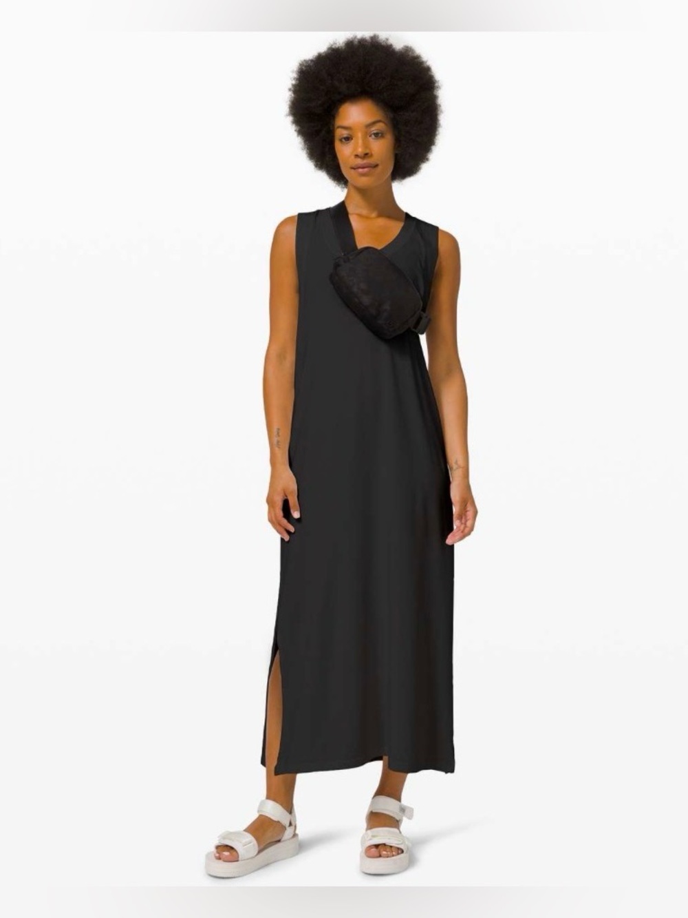 Lululemon All Yours Tank Maxi Dress in
Black size 12